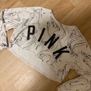 Pink crop sweatshirt